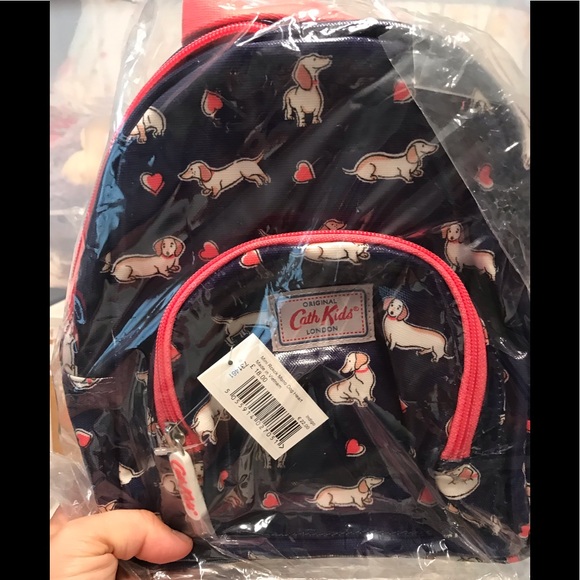 Cath Kidston Other - New Cath kidston mono dog hearts kid mini backpack